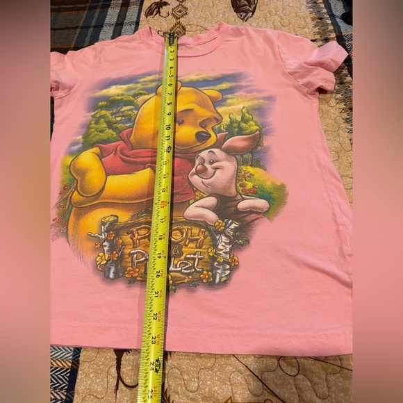 Disney Collection Pink Winnie Pooh & piglet Short Sleeve Tee womens M - Picture 9 of 10